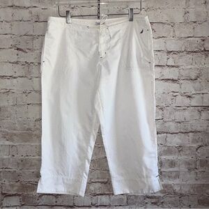 Nautica Cropped Pants with Drawstring Waist
